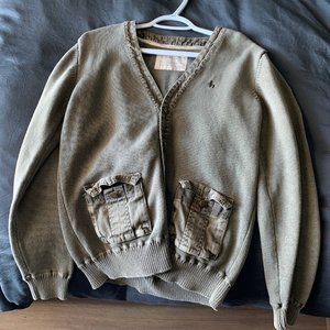 HAZZY'S Green Cardigan Sweater